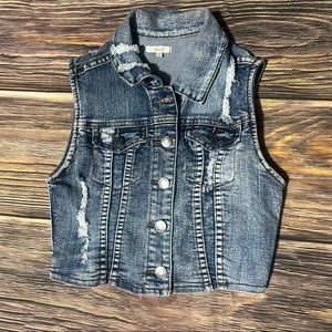 Denim vest size small